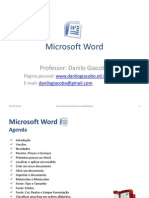 Aula de Microsoft Word - Danilo Giacobo