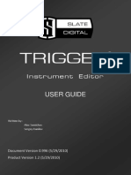 Trigger Instrument Editor User Guide