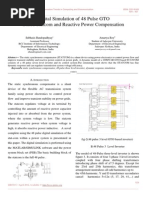 Digital Simulation of 48 Pulse GTO Based Statcom and Reactive Power Compensation