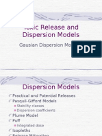 Toxic Release and Dispersion Models