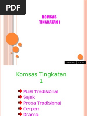 Unduh Gratis Gambar Komsas Tingkatan 1 Pptx Terbaru oleh www.cikimm.com
