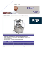 Mini Rotary Tableting Machine Lab Model