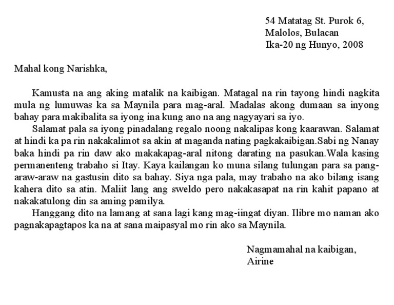 Ang aking kaibigan essay als image