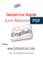 Competitive English: Quick Reference Guide