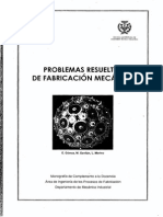 Problemas Resueltos de Fabricacion Mecánica