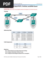 2.3.2.3 Lab - Configuring Rapid PVST+, PortFast, and BPDU Guard - ILM PDF