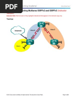 6.2.3.10 Lab - Troubleshooting Multiarea OSPFv2 and OSPFv3 - ILM PDF