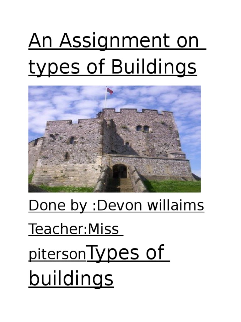 Types of Buildings for Students | PDF