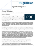 S. Critchley - Being & Time, Part 8: Temporality