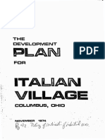 Development Plan Italian Village 1974 Reduced