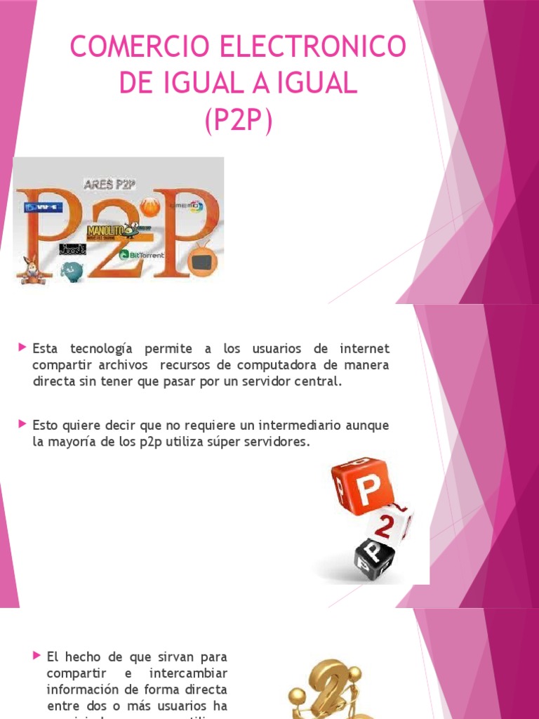 Comercio Electronico de Igual A Igual (P2P) | PDF