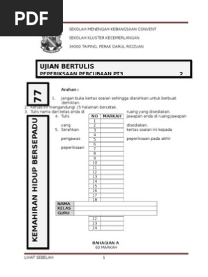 Pt3 Kemahiran Hidup Bersepadu Pdf