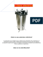 Auto Clave Electrica 