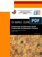 Diseño Curricular Profesorado