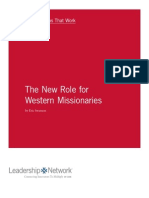 The New Role For Western Missionaries