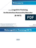Metacognitive Training BPD