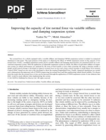 Improving The Capacity of Tire Normal Force Via Variable Stiffness and Damping Suspension System