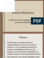 Bombas Hidráulicas. La Función Que Desempeñan Dentro de Un Sistema Hidráulico