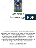 Oracion A Kuntuzangpo