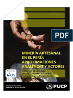 AFICHE Minería Artesanal en El Perú