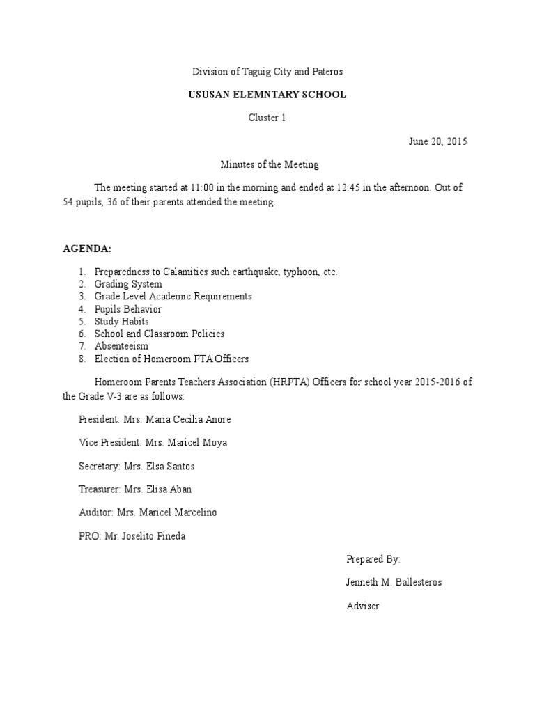 Minutes of The Meeting - June 13  PDF