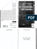 le breton, david sociologia del cuerpo