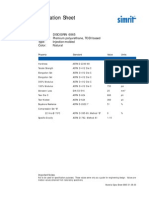 Material Spec Sheets