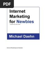 Download Internet Marketing for Newbies by Michael Daehn SN28357600 doc pdf