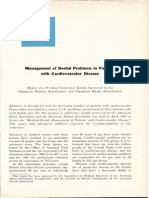 Ada Aha Management of Dental Problems in PX With Cardiovascular Disease 1964