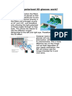 How Do Polarised 3D Glasses Work