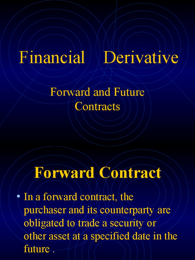 Financial Derivative Futures Contract Margin Finance 