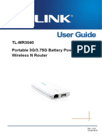 TL-MR3040 User Guide