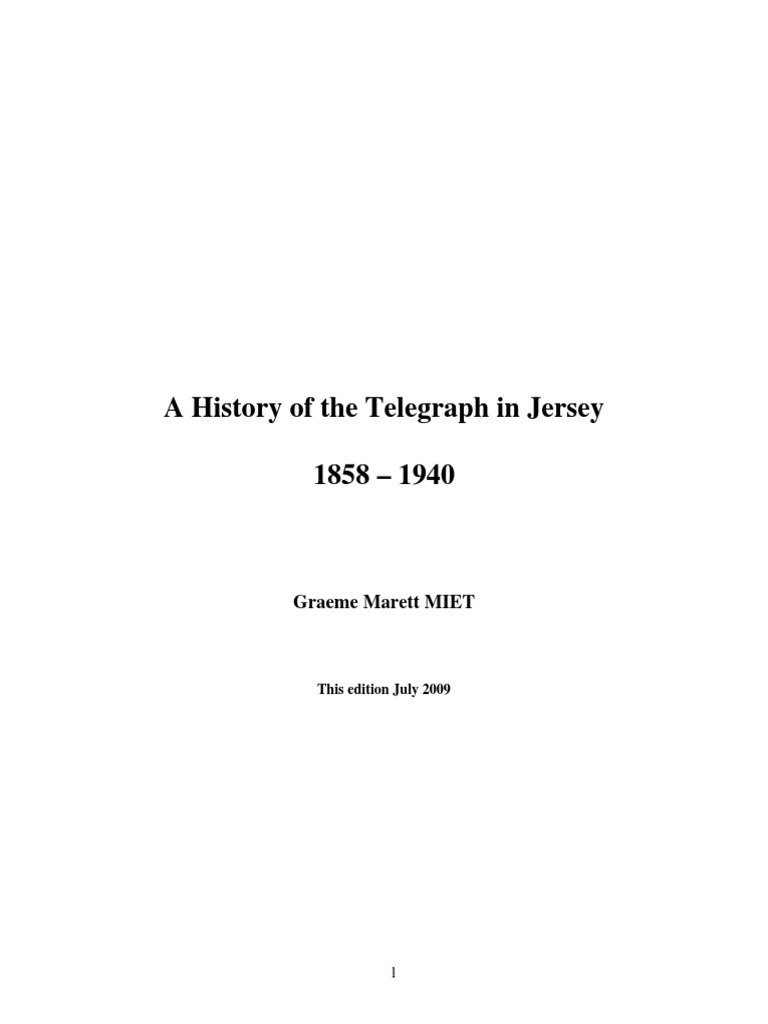 Telegraph Pdf Pdf Telegraphy Electricity
