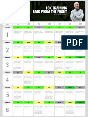 nike 10k training pdf