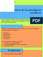 Características de Los Paradigmas Que Rigen La Investigación Científica