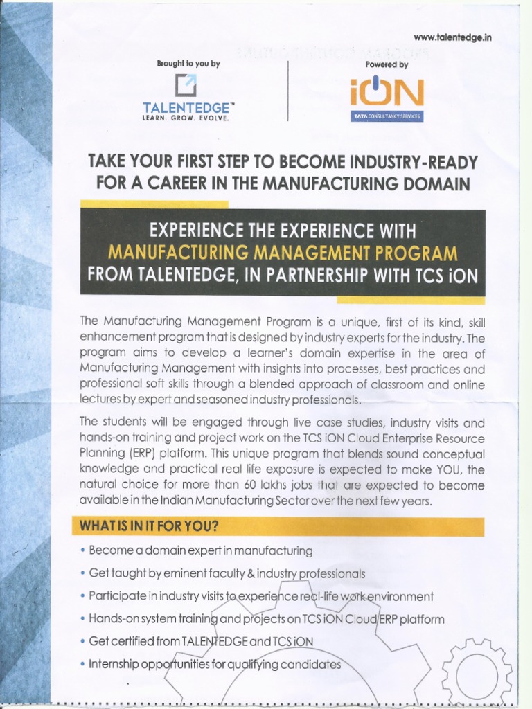 TCS Ion | PDF