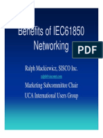 Benefits of IEC61850