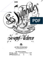 Achron - Les Sylphides, Op.18 - Vl Pf