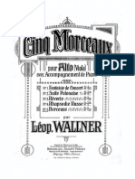 Wallner - Berceuse For Viola and Piano