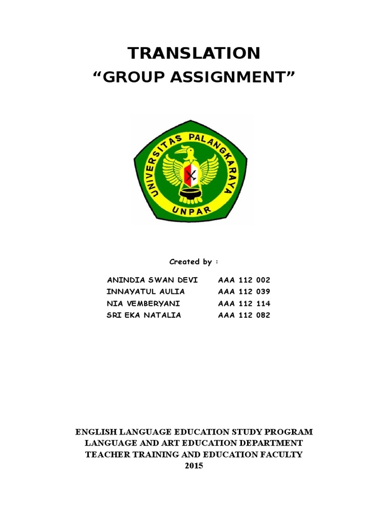 Group Assignment in English Education | PDF