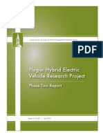 Plug-In Hybrid Electric Vehicle Research Project: Phase Two Report