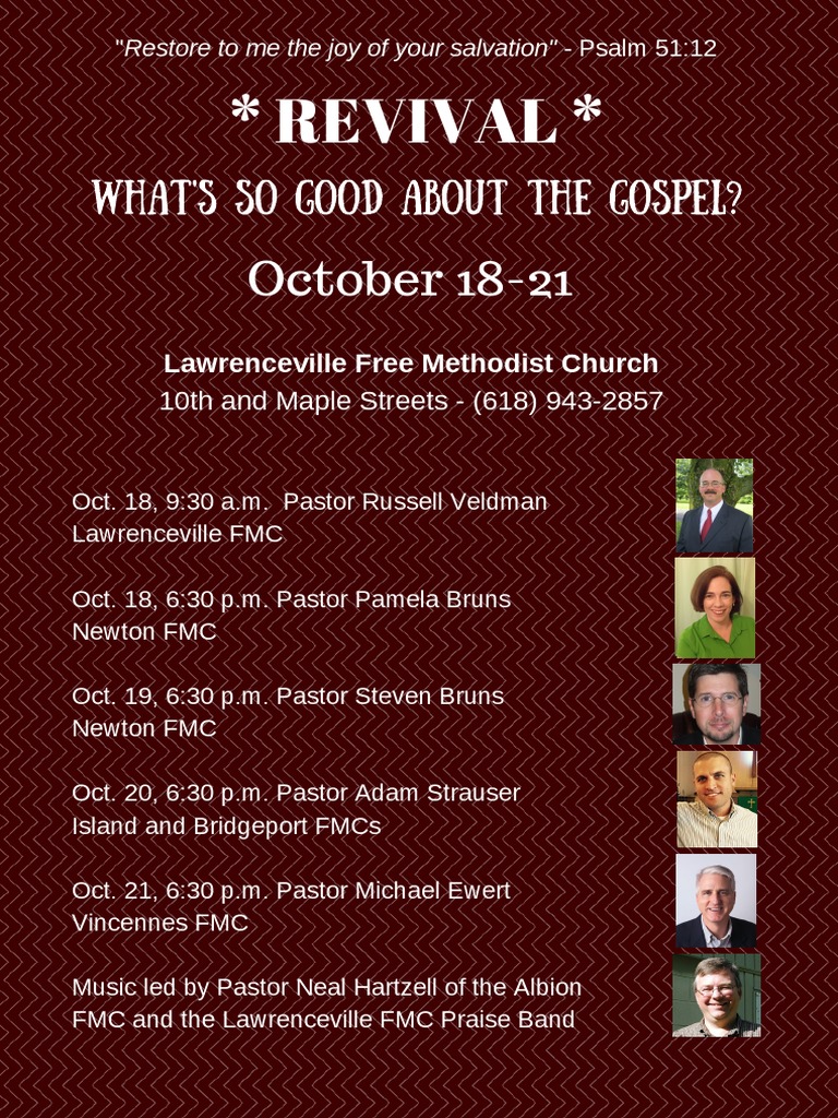Gospel Revival Event Schedule | PDF
