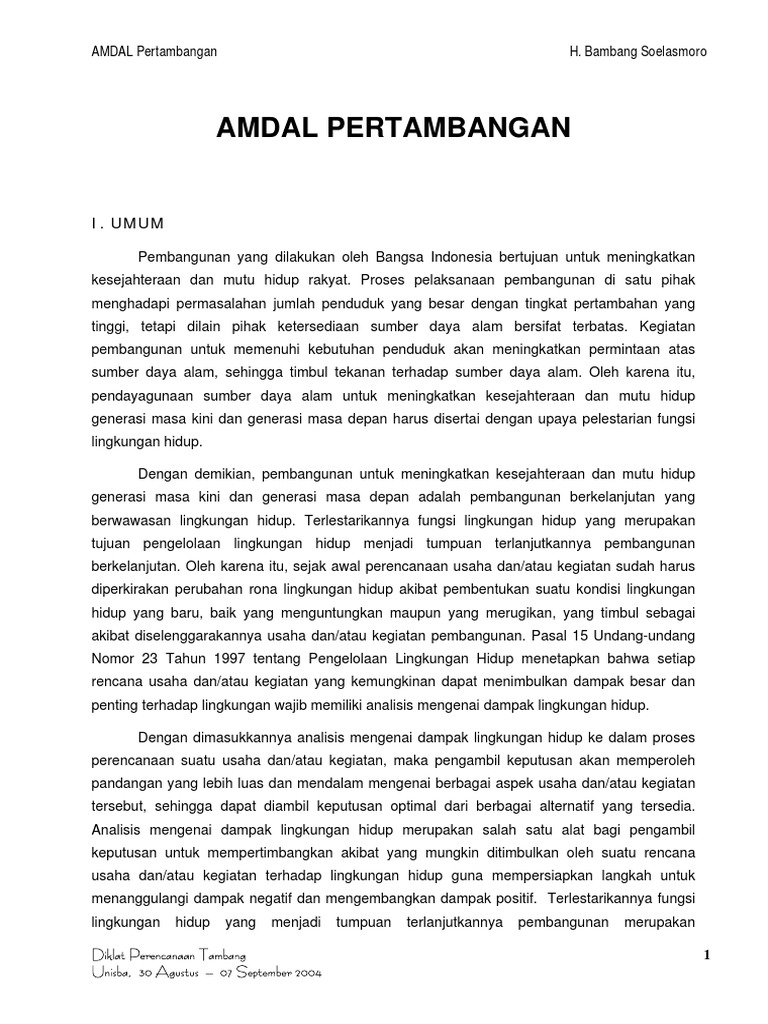 Amdal Pdf