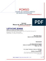 Letuche Jeans Marcelo Pcmso 2015