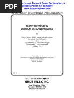 Rst-148 Dissimilar Metals Weld Failure