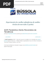 SAR Parabólico Alerta Reversões de Tendência - Blog de Investimentos