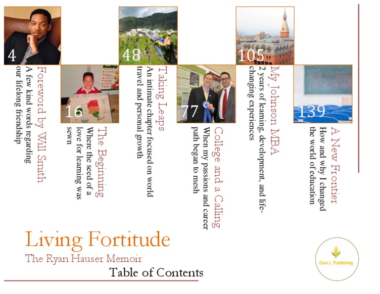 Ryan Hauser Memoir: Journey of Growth | PDF