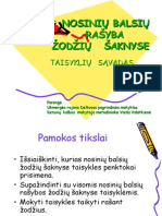 Nosines Saknyje