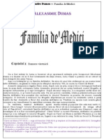 Alexandre Dumas - Familia De'medici