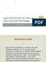 Las Políticas TIC en La Educación Peruana